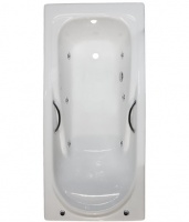 Ванна Aqualux ZYA 19 (Artex Adag) 170x80 с гидромассажем